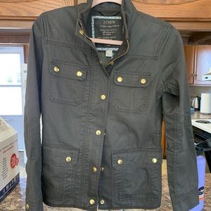 J. Crew Resin-Coated Twill Jacket